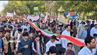 ثبت حضوری باشکوه در راهپیمایی ۲۲ بهمن