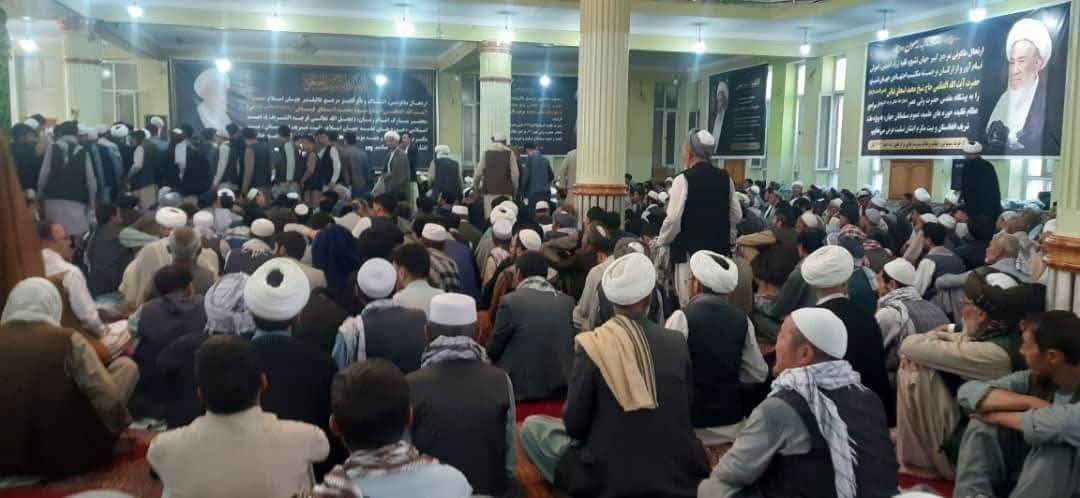 برگزاری مراسم ارتحال آیت الله العظمی فیاض در کابل