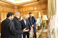 بازدید زاکانی از  نمایشگاه طرح های پلازای ایستگاه متروی امام حسین (ع)» و «طراحی هم‌رَس‌گاه پایانه کاوه»
