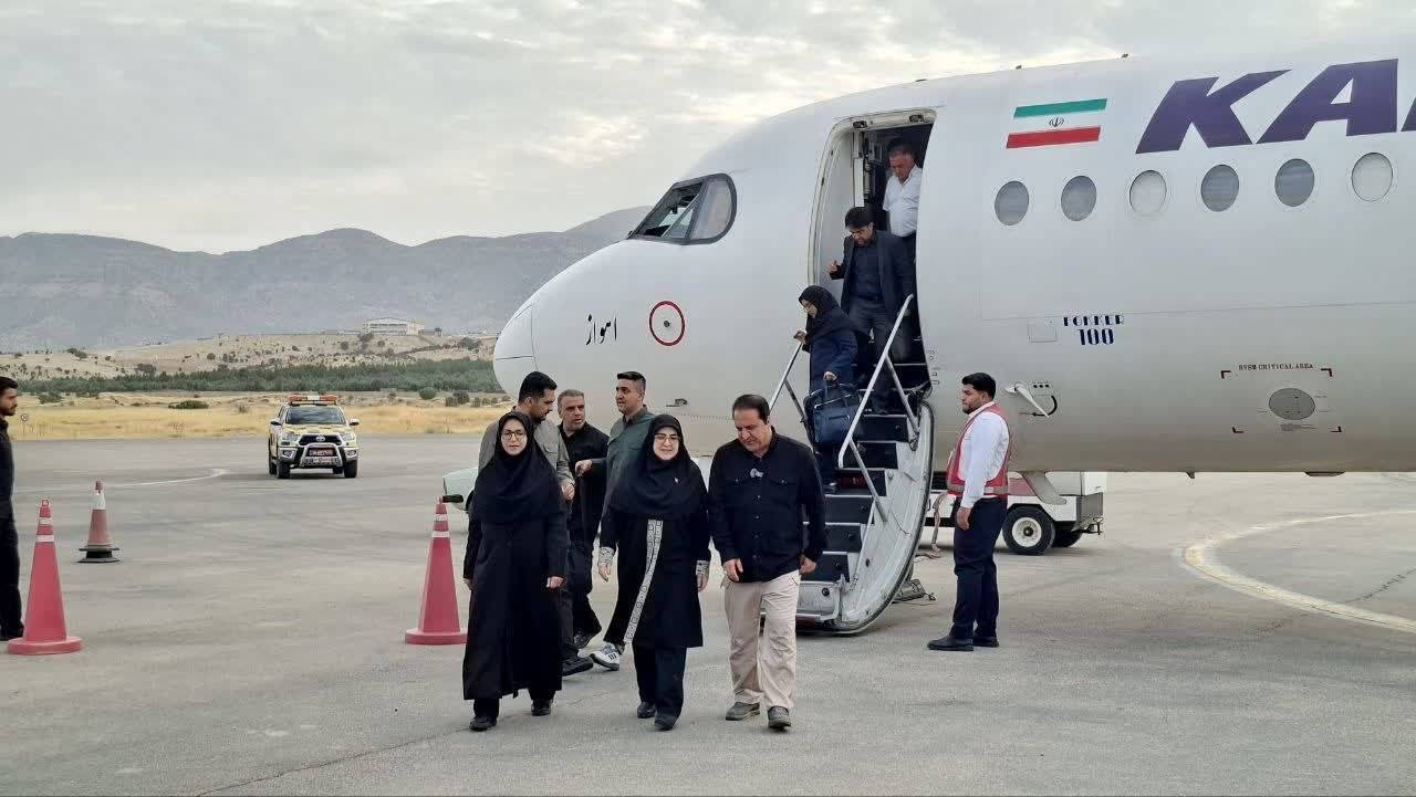 سخنگوی دولت وارد ایلام شد سخنگوی دولت وارد ایلام شد