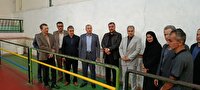 بازدید معاون وزیر تعاون، کار و رفاه اجتماعی از مجموعه ورزشی کارگران صومعه سرا